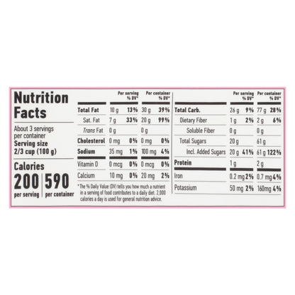 Oatly Non-Dairy Strawberry Ice Cream Pint