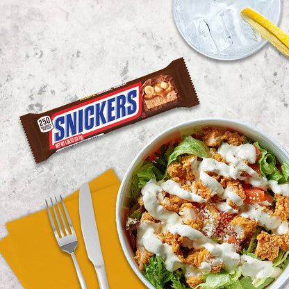 SNICKERS Chocolate Candy Bar, Full Size 1.86 oz, Chocolate Snacks