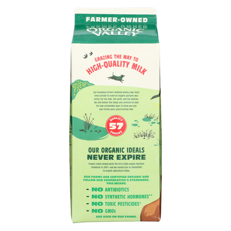 Organic Valley Non-Fat Milk 1/2 Gallon