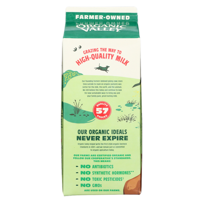 Organic Valley Non-Fat Milk 1/2 Gallon