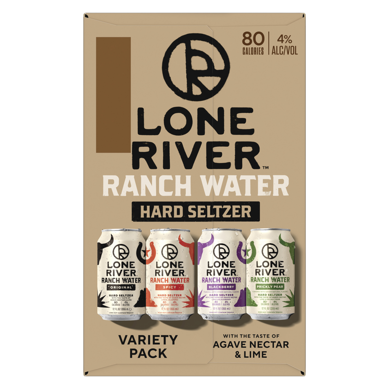 Lone River Ranch Water Hard Seltzer Variety Pack (12Pkc 12 Oz)