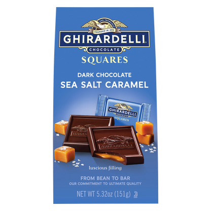 Ghirardelli Dark Chocolate Sea Salt Squares 5.3oz