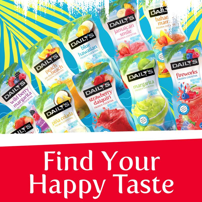 Daily's Strawberry Daiquiri Single 10oz Pouch 5% ABV