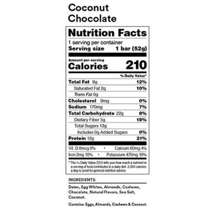 RXBar Coconut Chocolate Protein Bar