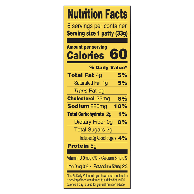 Applegate Natural Chicken & Maple Breakfast Frozen Sausage Patties 7oz