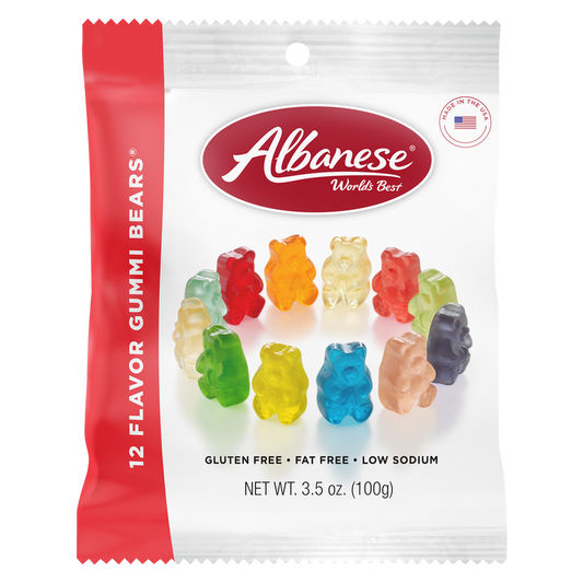 Albanese Confectionery 12 Flavor Gummi Bears 3.5oz