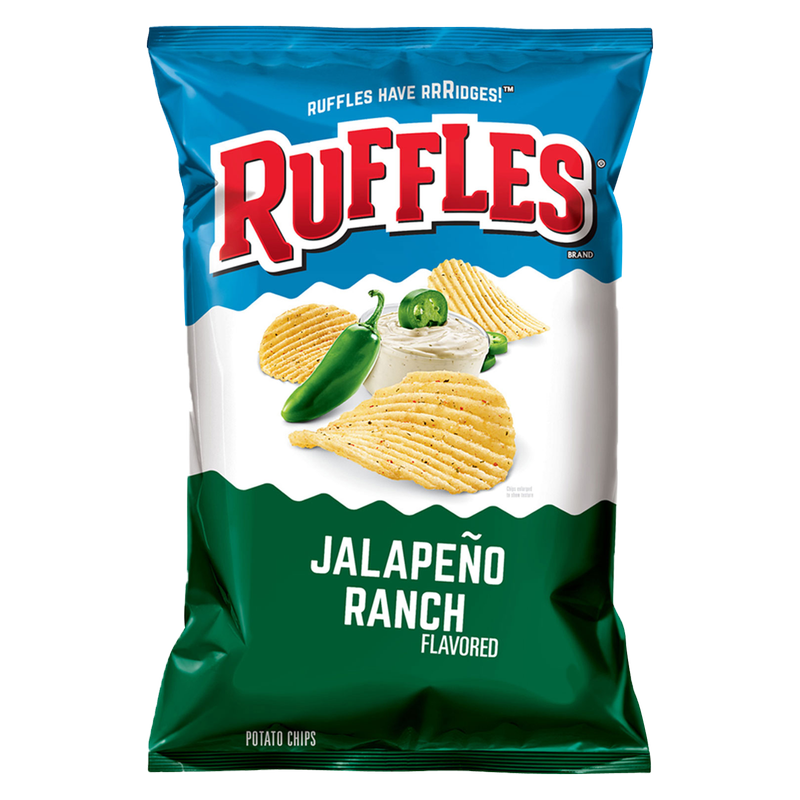 Ruffles Jalapeno Ranch Potato Chips 8oz