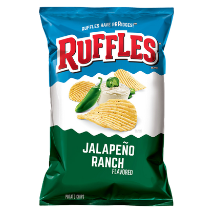 Ruffles Jalapeno Ranch Potato Chips 8oz
