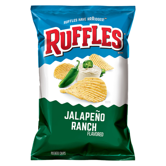 Ruffles Jalapeno Ranch Potato Chips 8oz