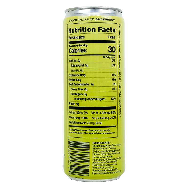Ani Energy Lemon Lime 12oz
