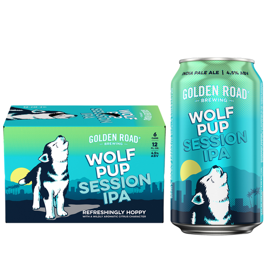 Golden Road Wolf Pup 6pk 12oz Can 4.5% ABV
