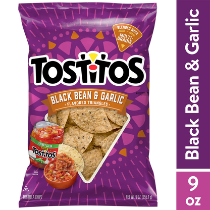 Tostitos Black Bean & Garlic Tortilla Chips 9oz