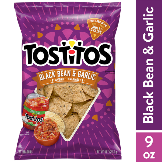 Tostitos Black Bean & Garlic Tortilla Chips 9oz