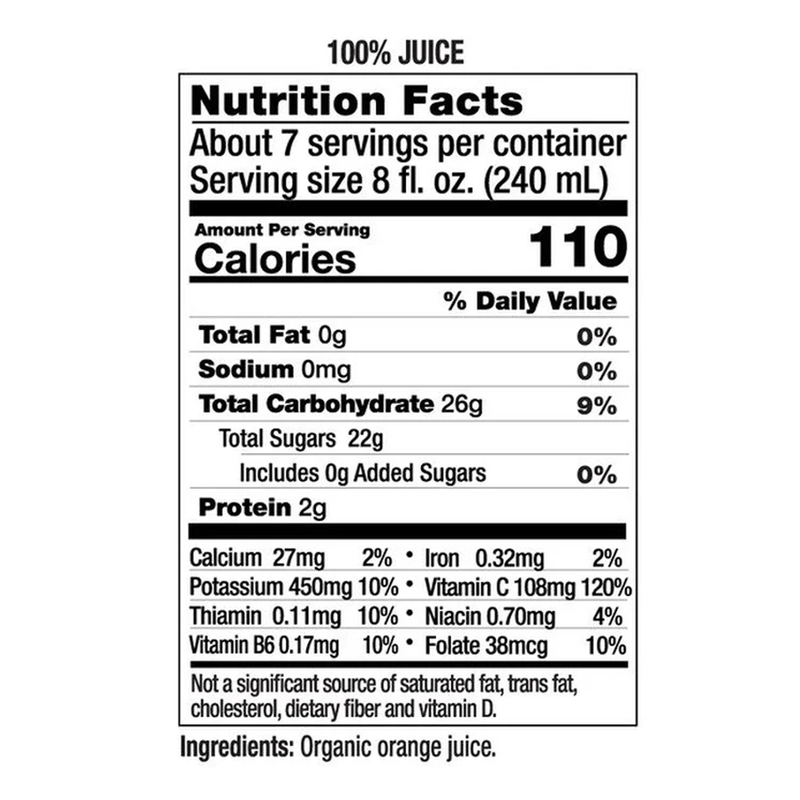 Uncle Matt's Pulp Free Orange Juice 52oz Btl