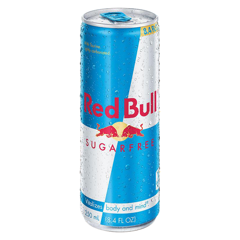 Red Bull Energy Drink Sugar Free 4pk 8.4oz Can- XL