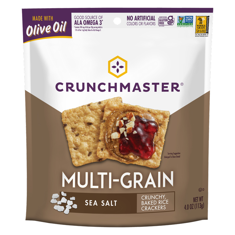 Crunchmaster® Sea Salt Multi-Grain Crackers 4oz