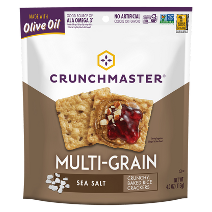Crunchmaster® Sea Salt Multi-Grain Crackers 4oz