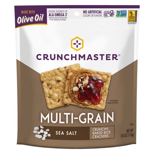 Crunchmaster® Sea Salt Multi-Grain Crackers 4oz