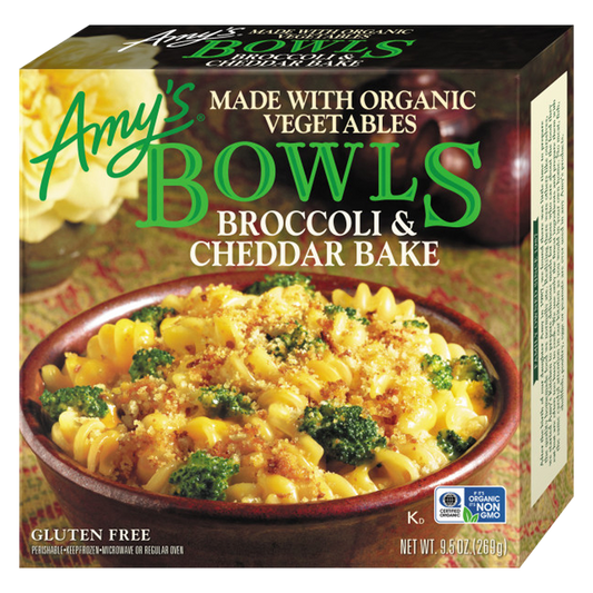Amy's Frozen Bowls Broccoli and Cheddar Bake 9.5oz