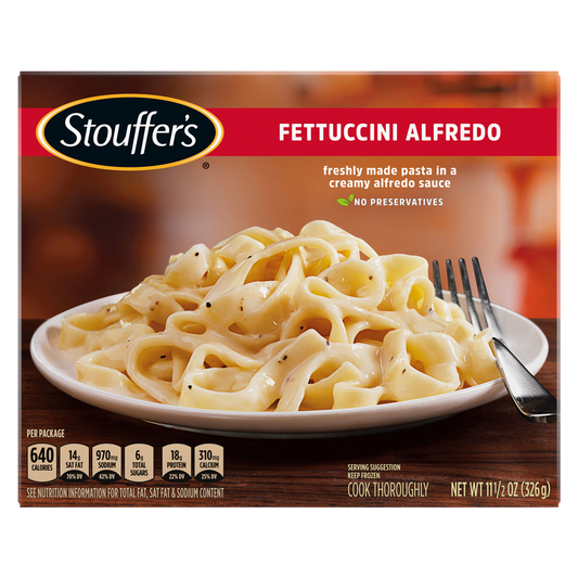 Stouffer's Fettucini Alfredo Frozen Meal 11.5oz
