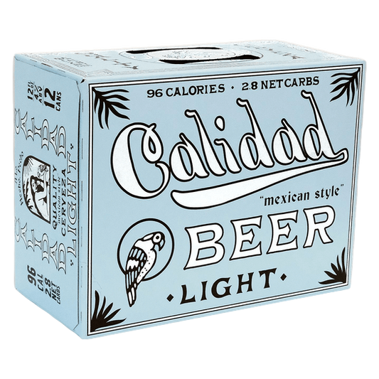 Calidad Mexican Light Lager 12pk 12oz Can 4% ABV