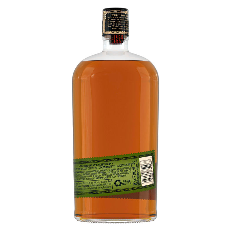 Bulleit Rye Whiskey 750ml (90 Proof)