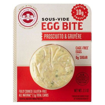 Trois Petits Cochons Sous Vide Prosciutto and Gruyere Egg Bite 2.5oz