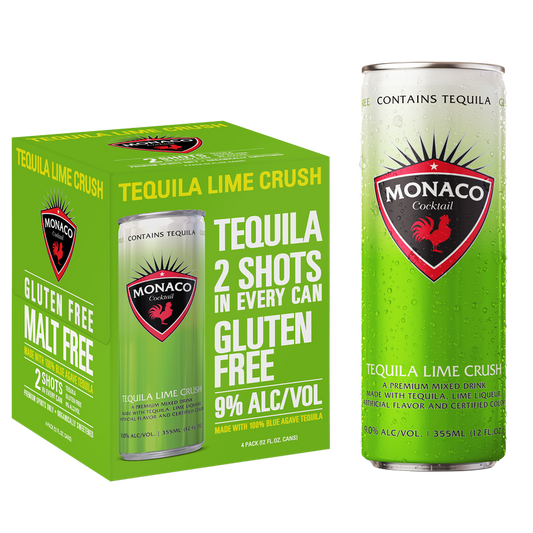 Monoco Tequila Lime Crush 4pk 12oz Can 9% ABV