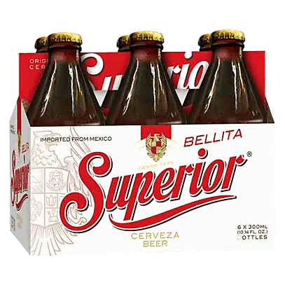 Superior Cerveza Beer 6pk 300ml Btl