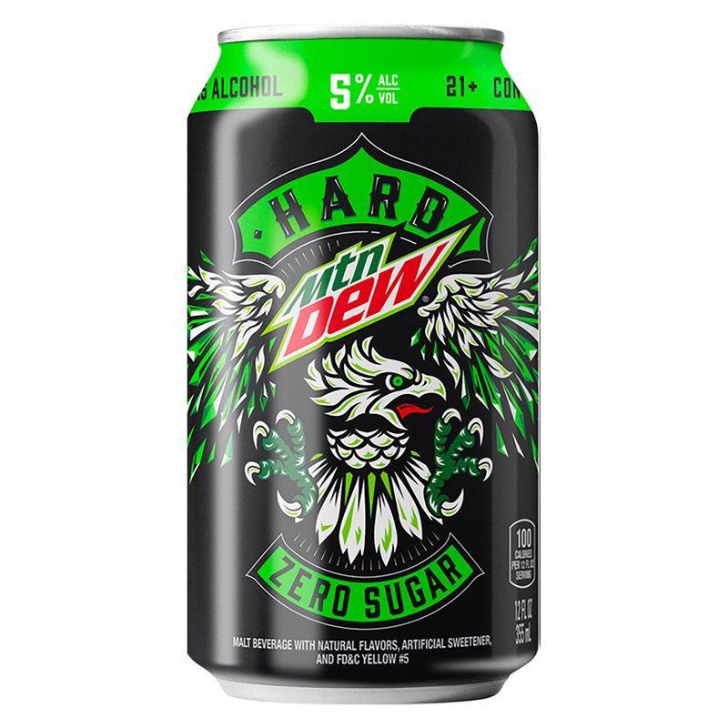 MTN DEW Hard Zero Sugar Variety 12pk 12oz Can 5.0% ABV