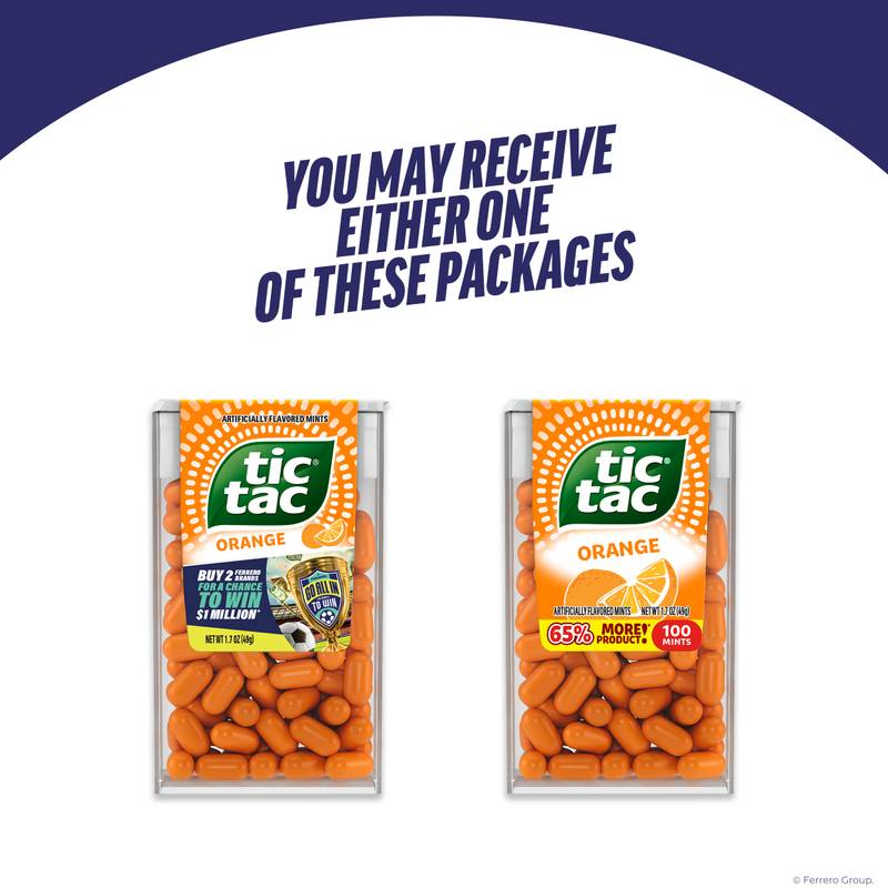 Tic Tac Orange, 1.7oz 12 CT