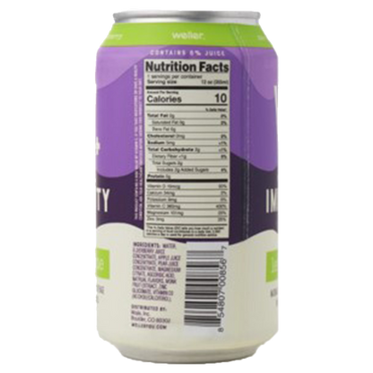Wellers Elderberry Lemon-Lime Sparkling Immunity 12oz Can