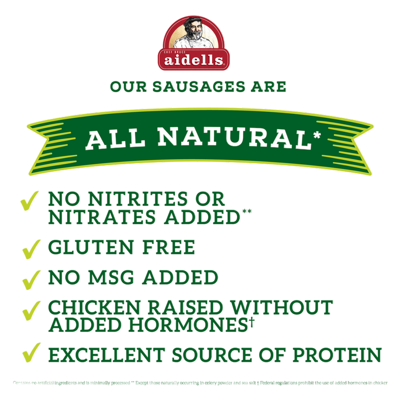 Aidells Italian Style Chicken Sausage with Mozzarella Cheese - 12oz