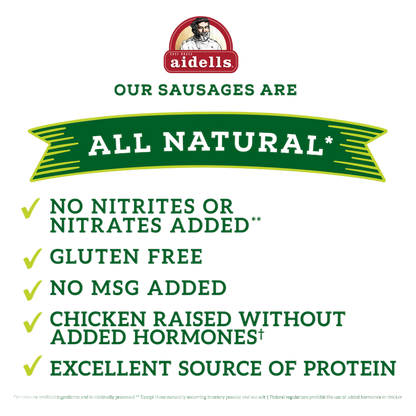 Aidells Italian Style Chicken Sausage with Mozzarella Cheese - 12oz