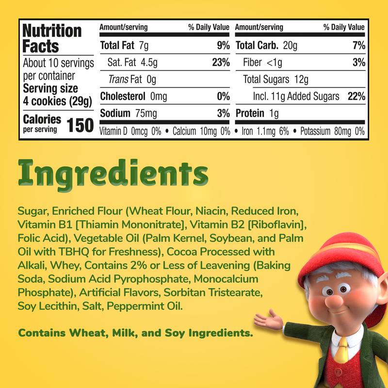 Keebler Fudge Mint Delights, Mint Cookies Dunked in Keebler Fudge, 10 oz