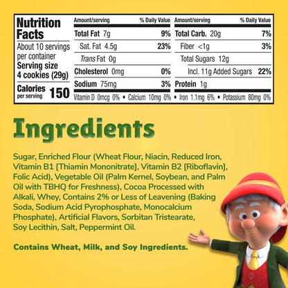 Keebler Fudge Mint Delights, Mint Cookies Dunked in Keebler Fudge, 10 oz