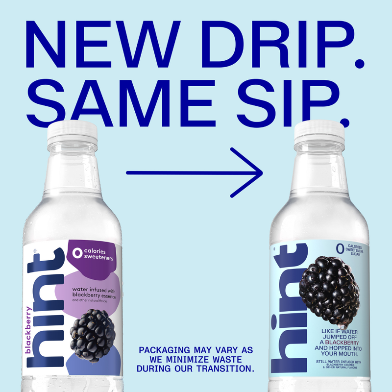 Hint Blackberry Water 16oz Btl