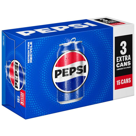 Pepsi 15pk 12oz Can