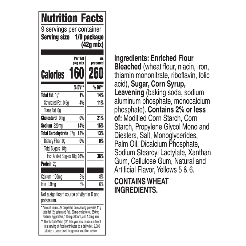 Betty Crocker Supermoist Yellow Cake Mix 13.25oz