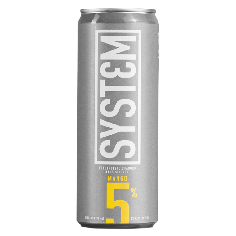 System Seltzers Mango 9pk 12oz Can 0,5,8% ABV