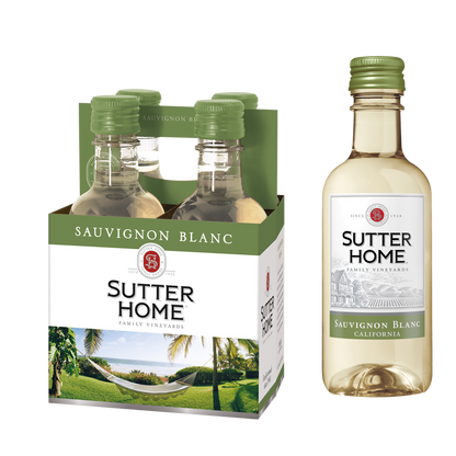 Sutter Home Sauvignon Blanc 4pk 187ml