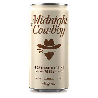 Midnight Cowboy Espresso Martini 4pk 200ml Can