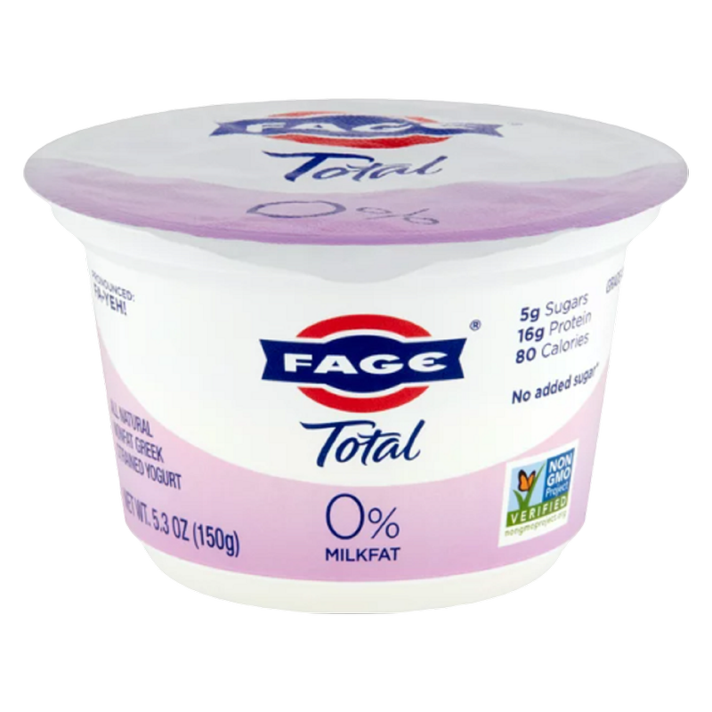 Fage Total 0% Milkfat Plain Greek Yogurt - 5.3oz