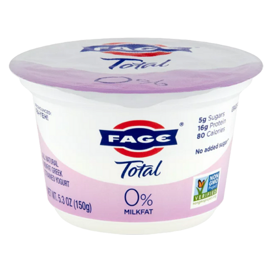 Fage Total 0% Milkfat Plain Greek Yogurt - 5.3oz