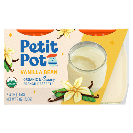 Petit Pot Vanilla Bean Organic French Dessert - 2ct/8oz