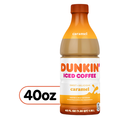 Dunkin' Caramel Iced Coffee 40oz Btl