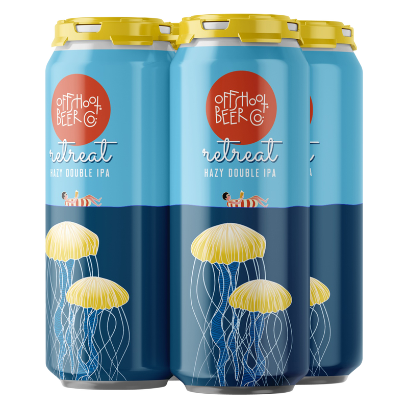 Offshoot Beer Co. Retreat Hazy Double IPA 4pk 16oz Can