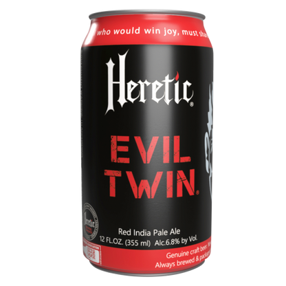 Heretic Brewing Evil Twin Red Ale 6pk 12oz Can