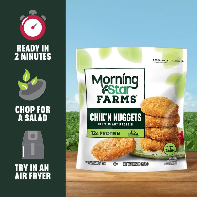 MorningStar Farms Frozen Plant Based Chik'n Nuggets 10.5oz