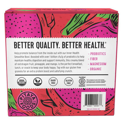 Pitaya Organic Inner Health Smoothie Bowl, 6oz